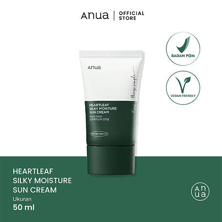 ANUA Heartleaf Silky Moisture Sun Cream – 50ml  – Best Price in Dubai at  59.00 AED