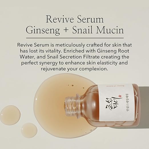 Beauty of Joseon Reviving Serum: Ginseng + Snail Mucin – 30ml  – Best Price in Dubai at  55.00 AED 