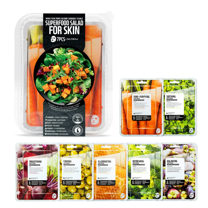 Farmskin 7-Day Masks CARROT_Salad_Package – Best Price in Dubai at 59.00 AED